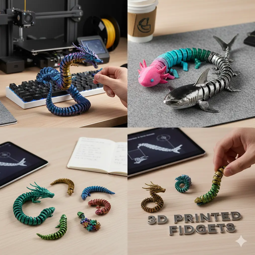 The Rise of 3D Printed Fidgets: Why They’re Taking Over Desks Everywhere